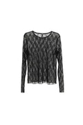 OFEEFAN LONG SLEEVE FLORAL MESH  3XL