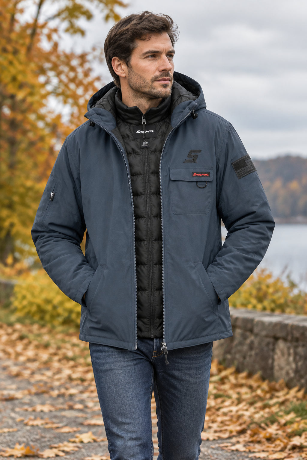 Snap-on "The Knight" Padded Jacket (2026 Edition), Polar Night - Sz 3X-Lrg