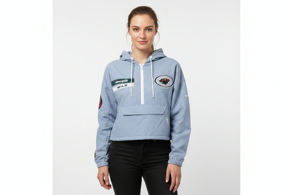 Women's Minnesota Wild Windbreaker Jacket  Medium