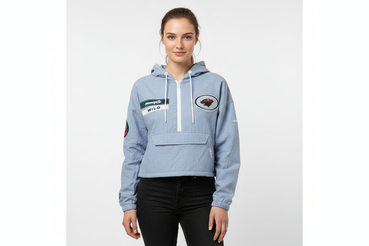 Women's Minnesota Wild Windbreaker Jacket  Medium