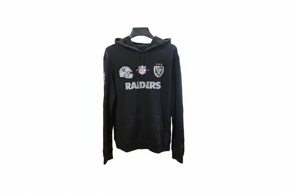Las Vegas Raiders Pullover Hoodie - Black  Large