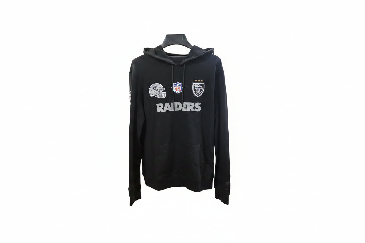 Las Vegas Raiders Pullover Hoodie - Black  Large