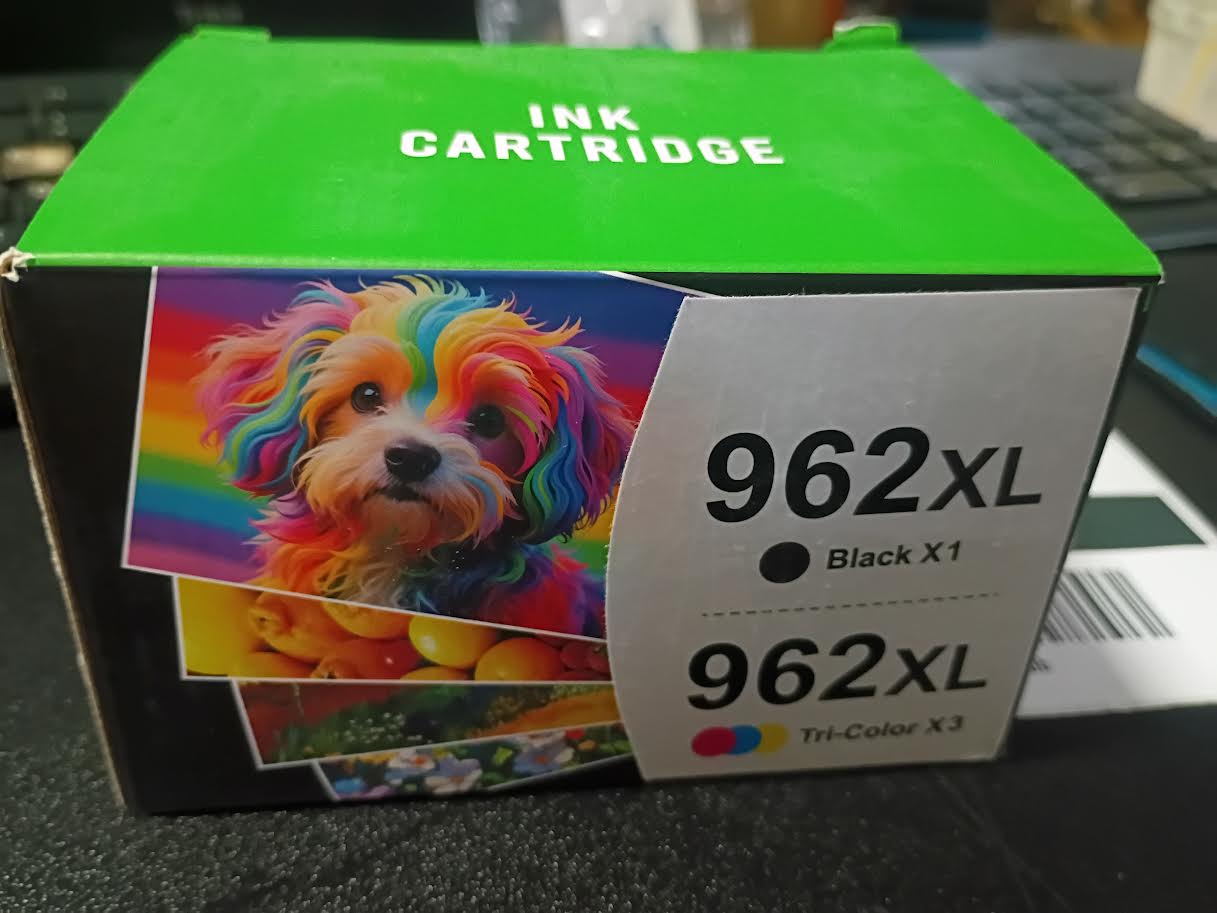 962 XL Ink Cartridge 4 Pack Black, Cyan, Magenta, Yellow