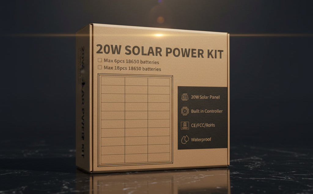 20W Solar Power Kit - Model D20-6Pro