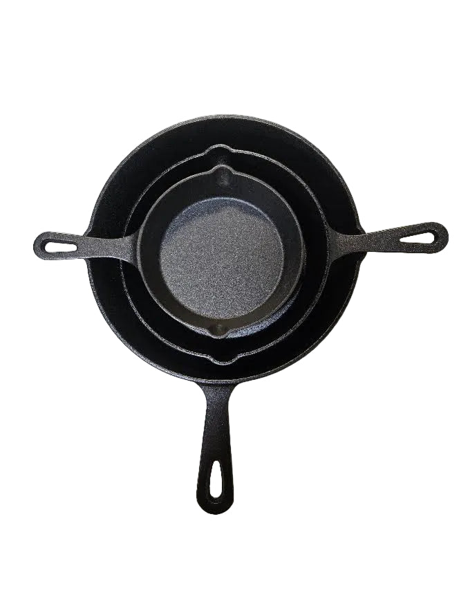 3 Piece Cast iron set