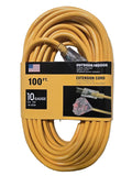 HOME ELECTRICAL ACCESSORIES 100FT 3-WIRE GROUND EXTENSION CORD