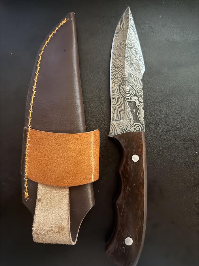 LMK Louis Martin Knives Custom Made Damascus Knives