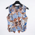 LUCKY & BLESSED VINTAGE WEST VEST Size Large