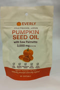 Everly Pumpkin Seed Oil with Saw Palmetto Softgels - 3,000 mg per serving - 60 count