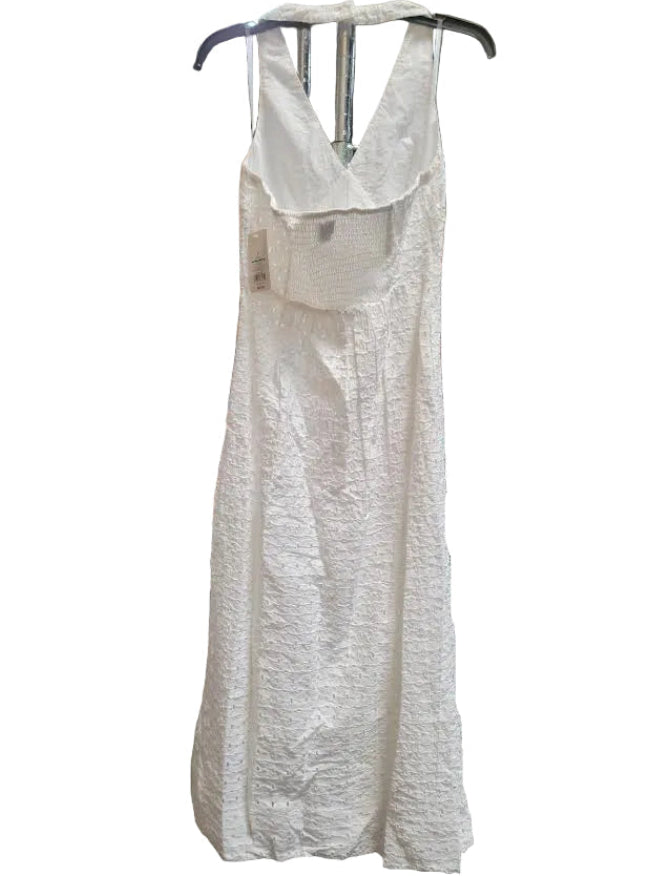 A NEW DAY | White Halter Maxi Dress | Backless | SM