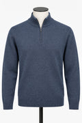 Men's Cozy Half-Zip Sweater by Banana Republic - Moody Blue - L