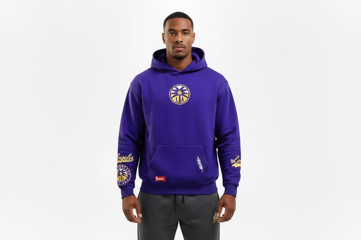 Pro Standard Men's WNBA Los Angeles Sparks Classic Chenille Hoodie  Large