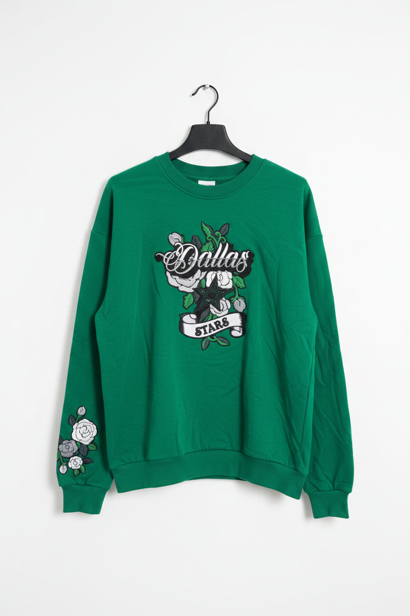DALLAS STARS WOMENS INK & BLOOM SWEAT SHIRT  Medium