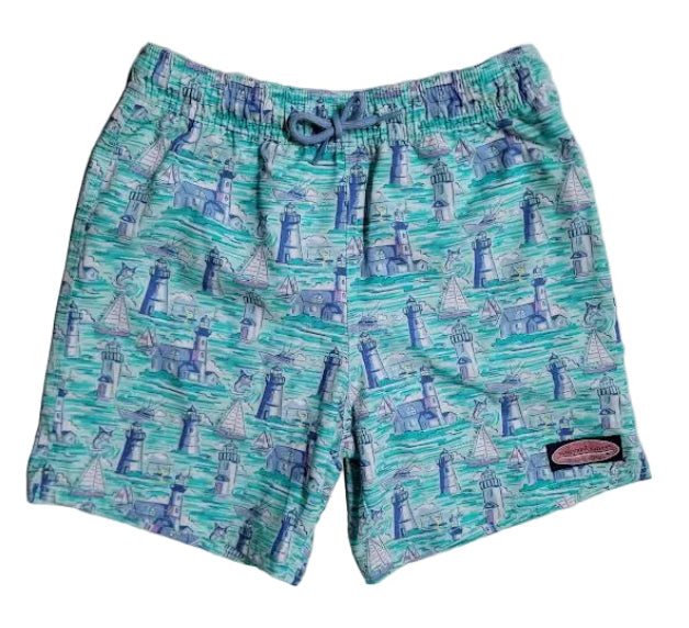 VINEYARD VINES | Lighthouse Scene | Chappy Island in Paradise | Swimwear | Small