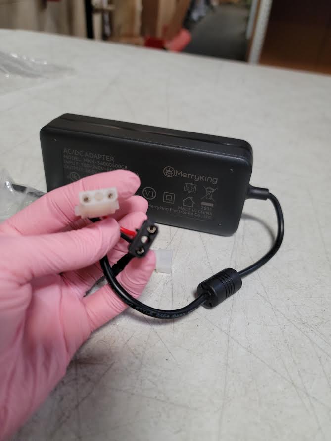 MERRYKING AC/DC Power Supply - Model: MKK-36000500C8