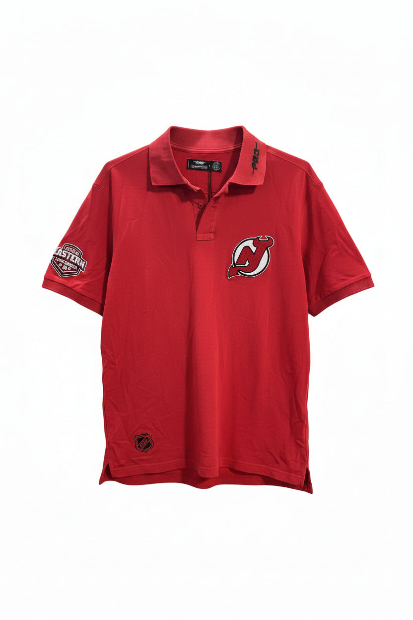 Men's New Jersey Devils Fanatics Red Authentic Pro Clutch Polo  Men's Large