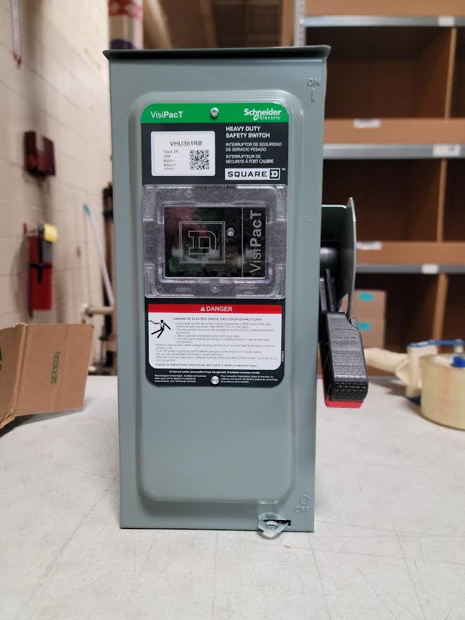 SCHNEIDER ELECTRIC | Square D | VisiPacT Series | VHU361RB | No Fuse Provisions