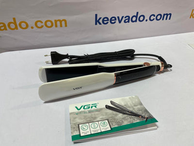 VGR Voyager Professional Hair Straightener V-519S-White-New