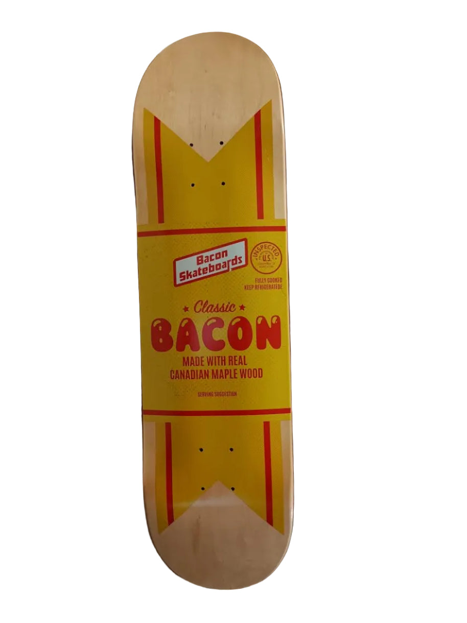 Bacon Skateboards Deck - Bacon-Maple Cut - (8.25" x 31 3/34" - 14.25" Wheelbase)
