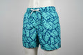 Nike Swim Men's Tossed Block 7" Volley Shorts - Green Abyss - Size XL