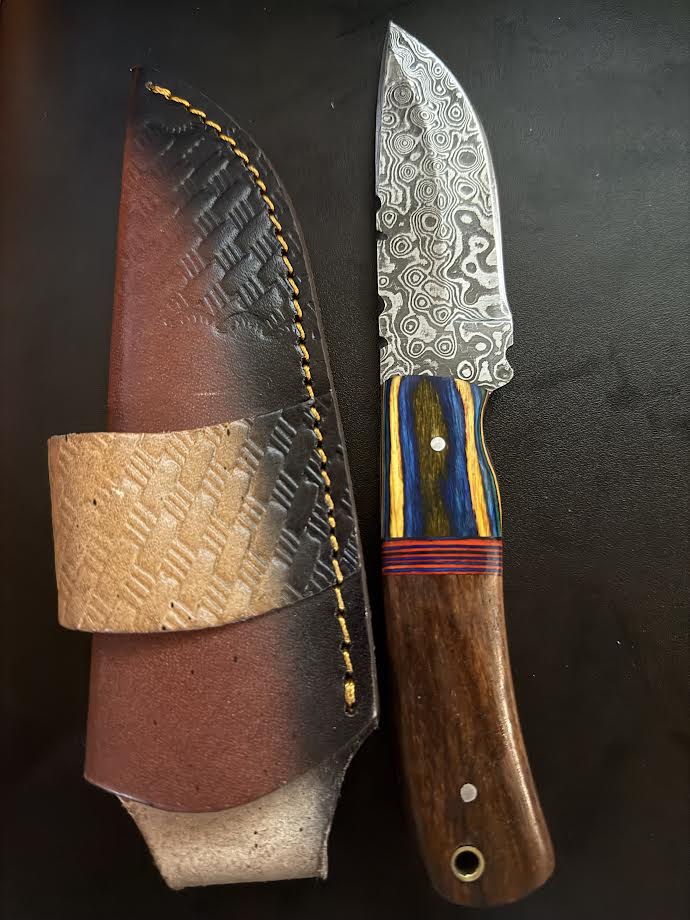 LMK Louis Martin Knives Custom Made Damascus Knives