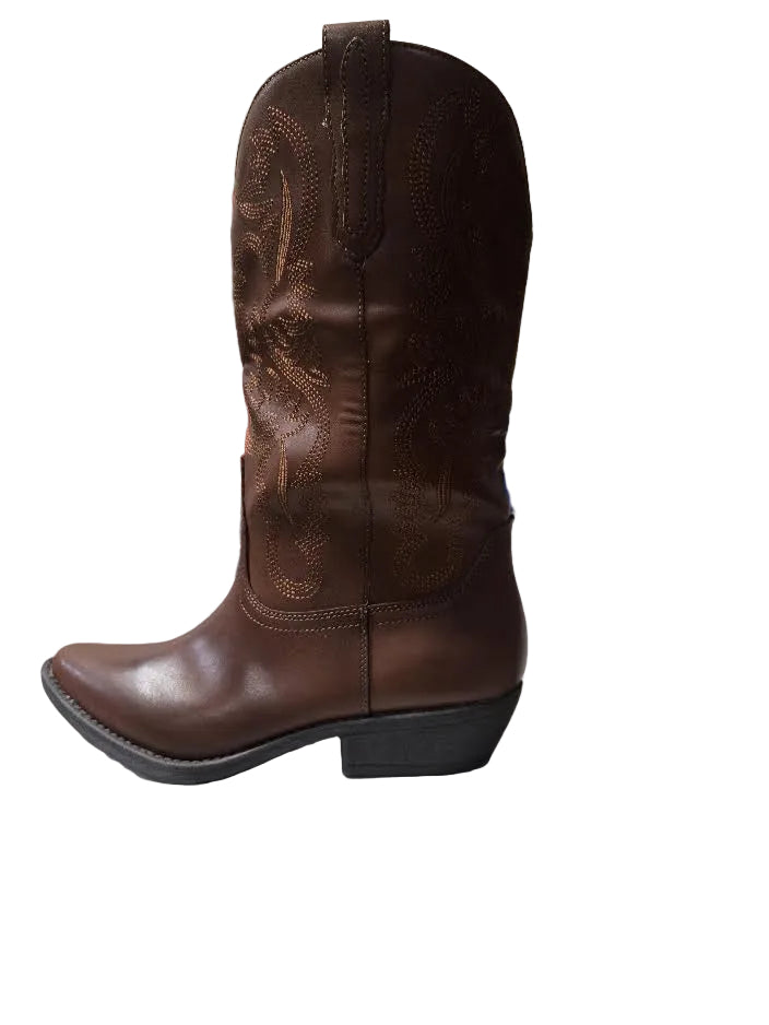 Wild Pair Women's Denise Block Heel Western Boots  Size 8