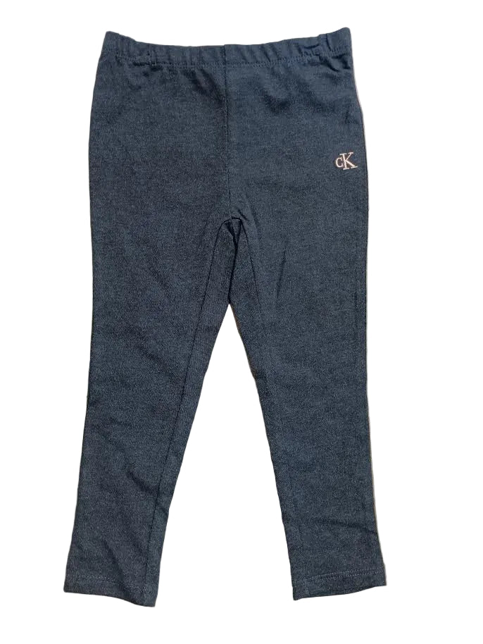 Calvin Klein Girls' 3-Piece Set | Puffer Zip-Up, Long-Sleeve T-Shirt and Leggings | Size 2T