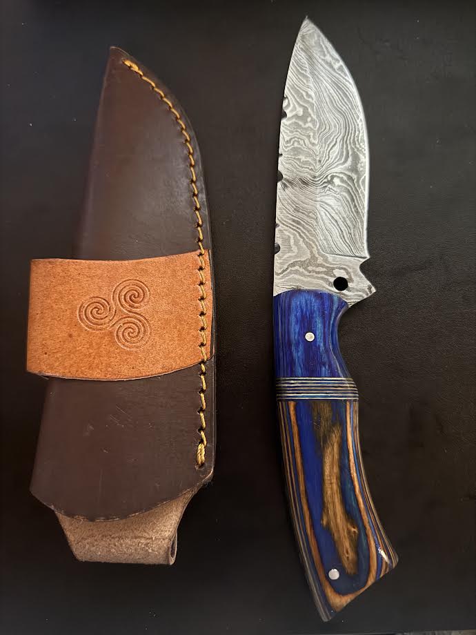 LMK Louis Martin Knives Custom Made Damascus Knives