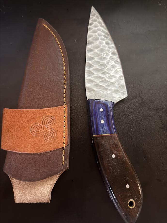 LMK Louis Martin Knives Custom Made Damascus Knives