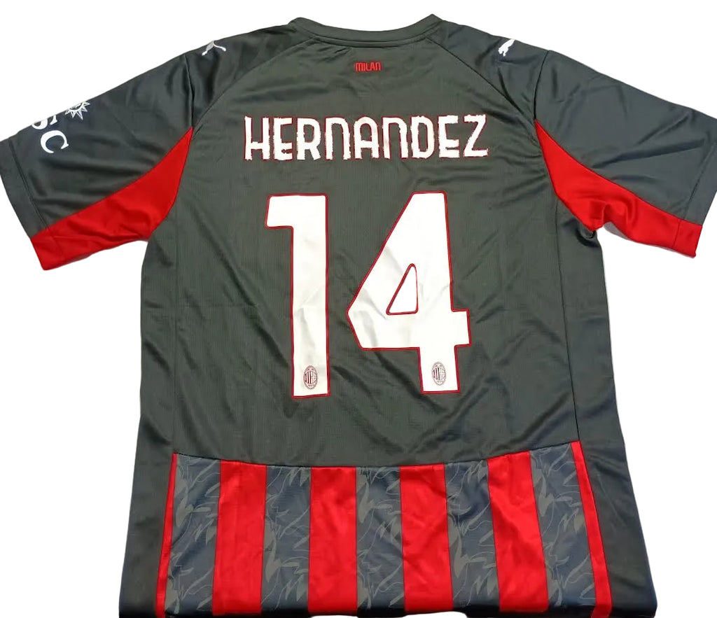 Puma AC Milan 25/26 Home Replica Men's Soccer Jersey -For All Time Red/Puma Black - XL