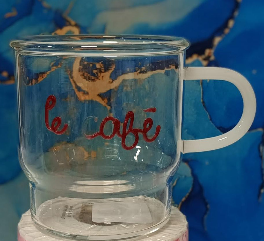 Love Notes Glass Mug by Anthropology - Le Cafe