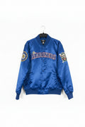 Pro Standard Seattle Mariners Satin Bomber Jacket – Royal Blue Sz L