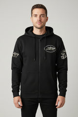 NFL NEW YORK JET BLACK AND GOLD MEN'S PULLOVER HOODIE Large