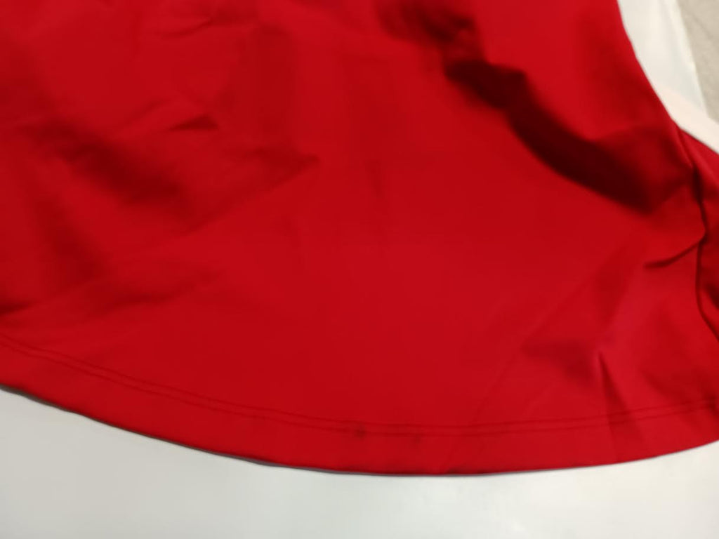 Red Wrap Waist Sport Skort by Berlook - Medium