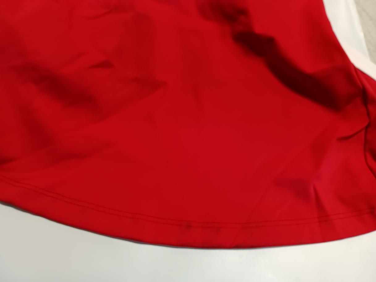 Red Wrap Waist Sport Skort by Berlook - Medium
