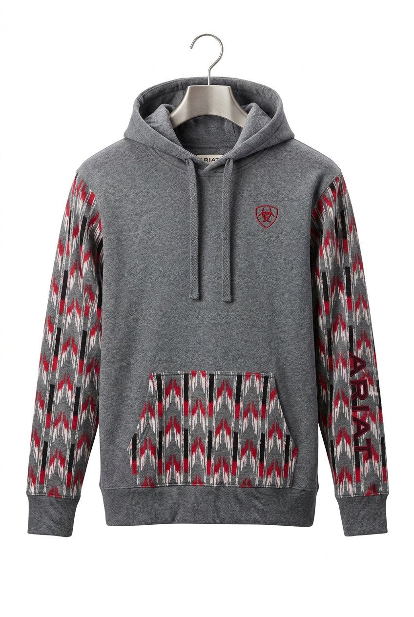 ARIAT Logo 2.0 Printed Hoodie MESA IKAT Size Large