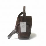 PRETTY  PERSUASION MICRO FIBER LEATHER BUENO SHOULDER BAG  (CHOCOLATE)