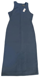 Racer-Neck Knit Midi Dress in Preppy Navy by Banana Republic - Small