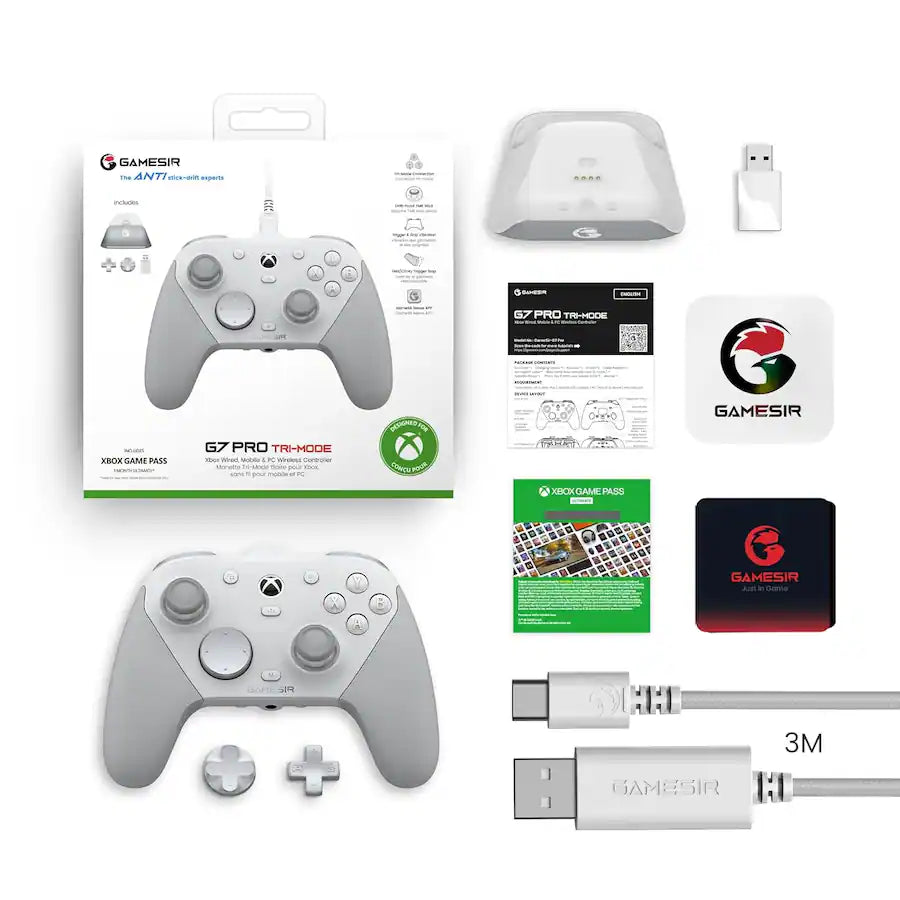 GameSir - G7 Pro Controller for Xbox - Mech White