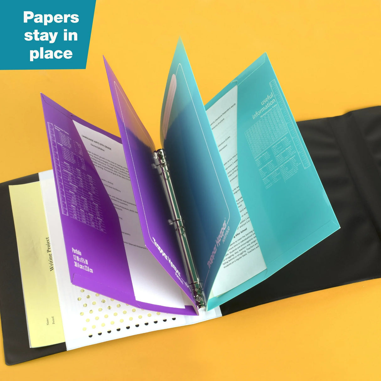 Mead Funky Trapper Keeper Binder With 1" Round Rings