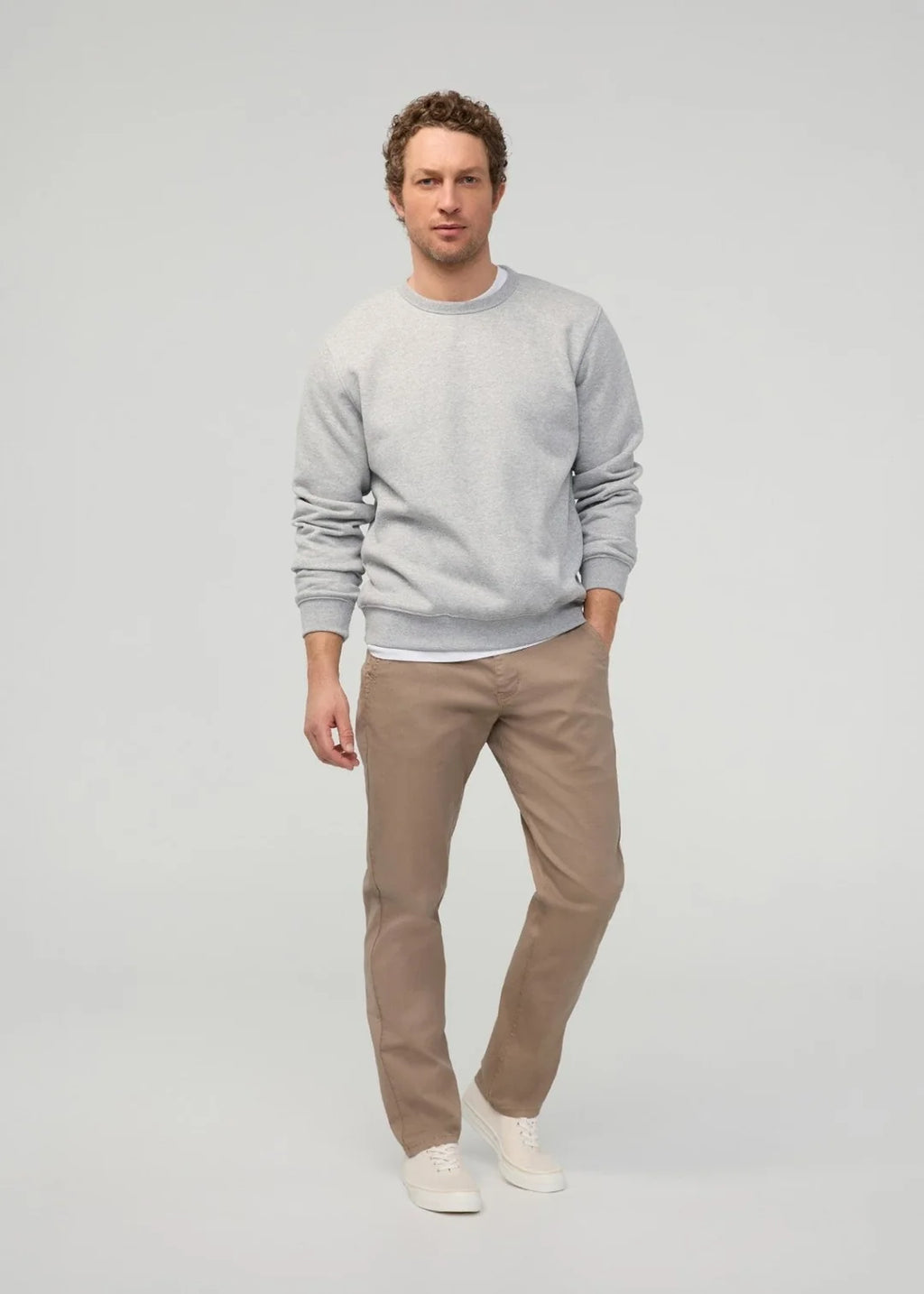 DU/ER Live Lite Athletic Taper Men's Dessert Tan 30/32