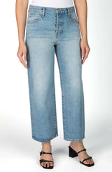 Nelle Atelier Petite Capri Straight Leg Jean - The Austyn in Sky