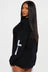Only God Can Judge Crosses Long Sleeve Tee by Fashion Nova - Black - Size 2XL