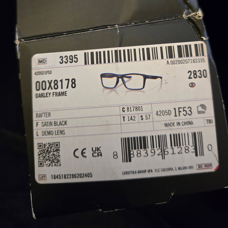 Oakley OX8178 RAFTER Frames Matte Black