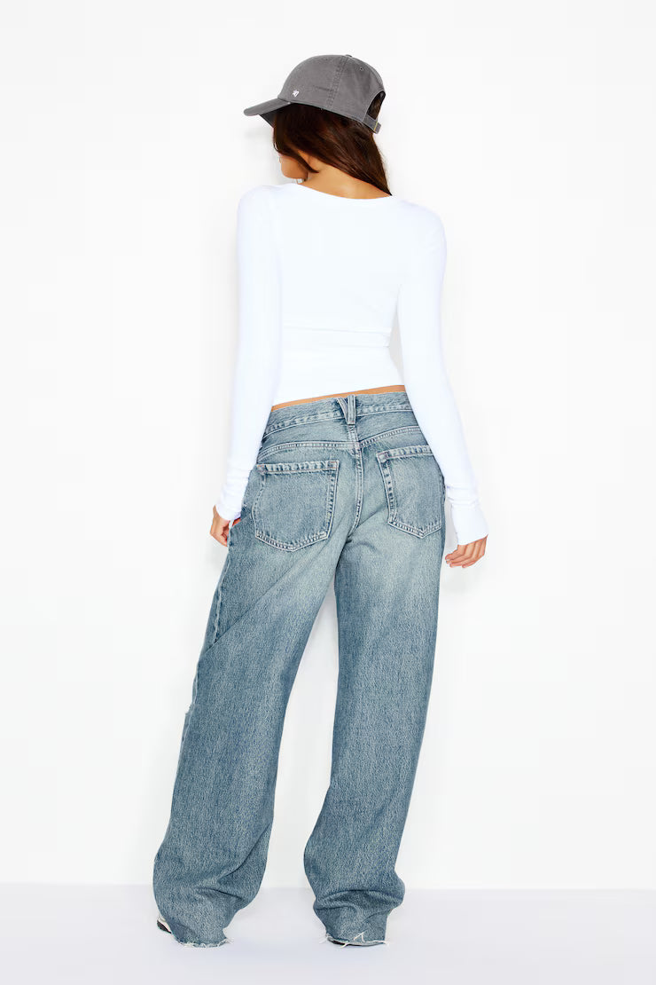 Garage Denim Low Rise Baggy Jeans Size 01/25