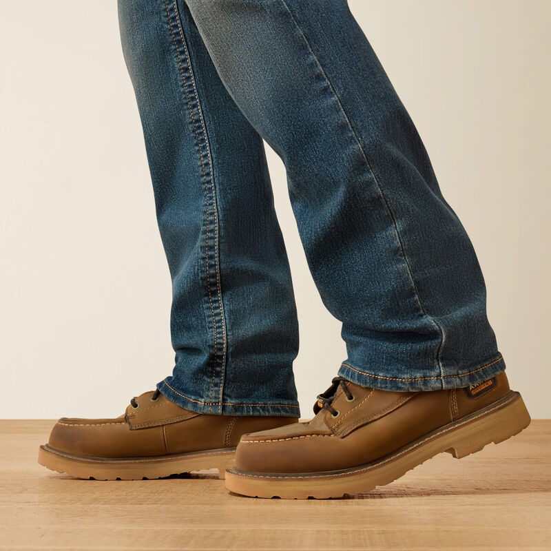 ARIAT Rebar M5 Straight DuraStretch Edge Stackable Straight Leg Jean, 38x36