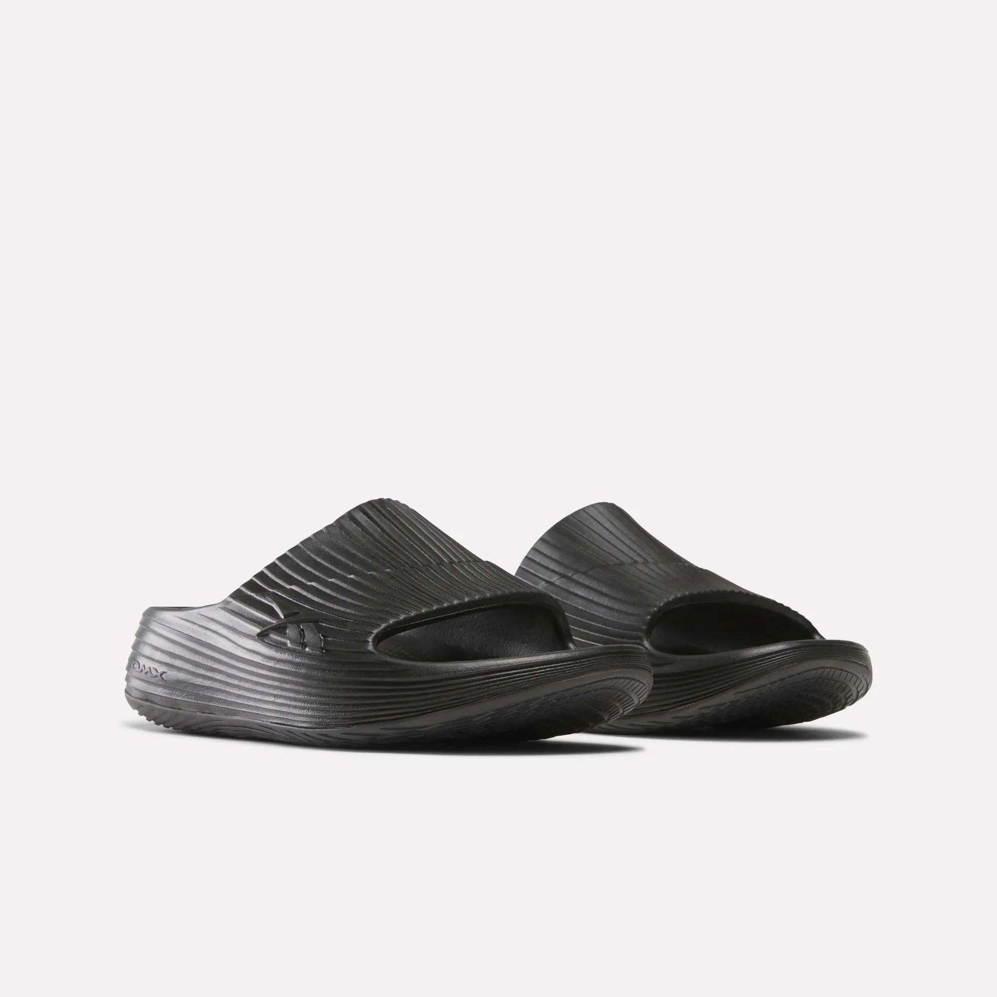 REEBOK Unisex DMX Recovery Walking Slides in Black - M10/W11