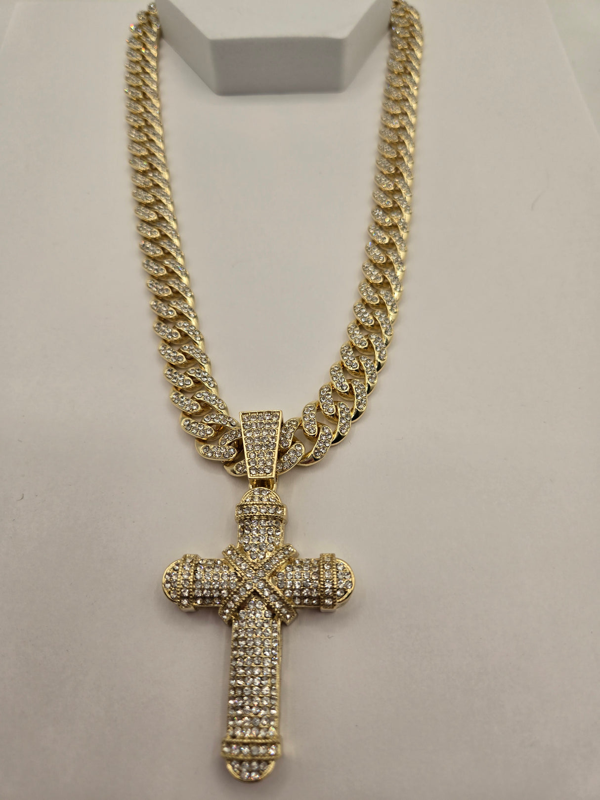 Jewelry Essentials Gold Cross Chain