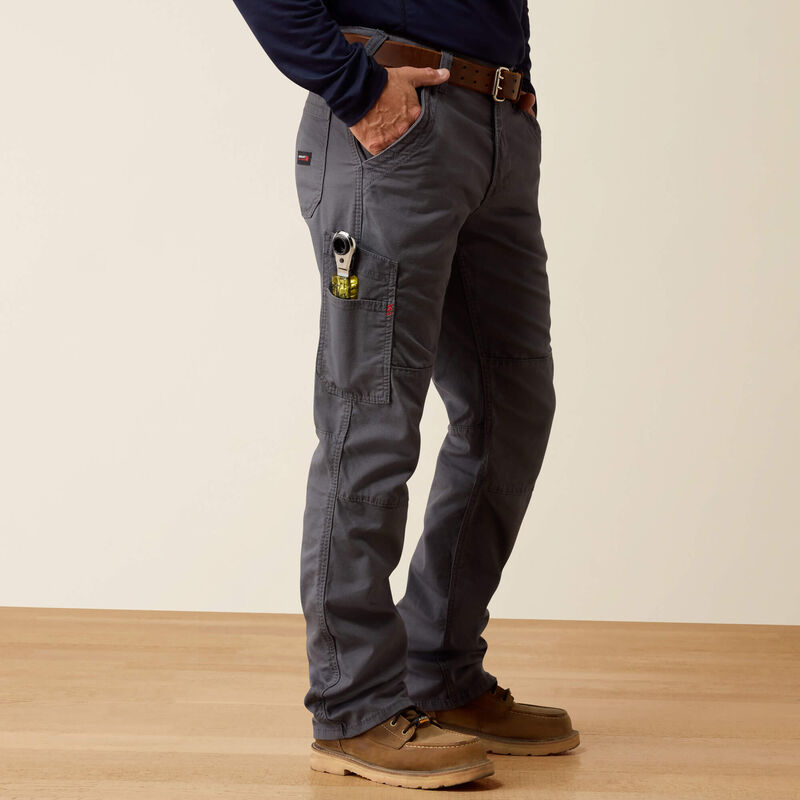 ARIAT FR M5 Straight DuraStretch DuraLight Cordura Canvas Straight Pant, 40x32