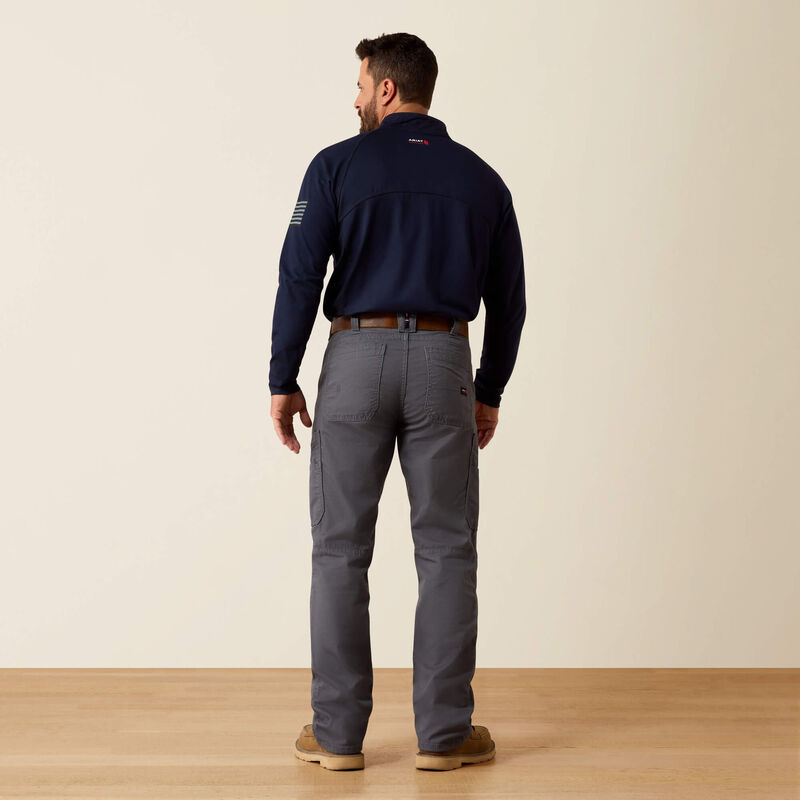 ARIAT FR M5 Straight DuraStretch DuraLight Cordura Canvas Straight Pant, 40x32